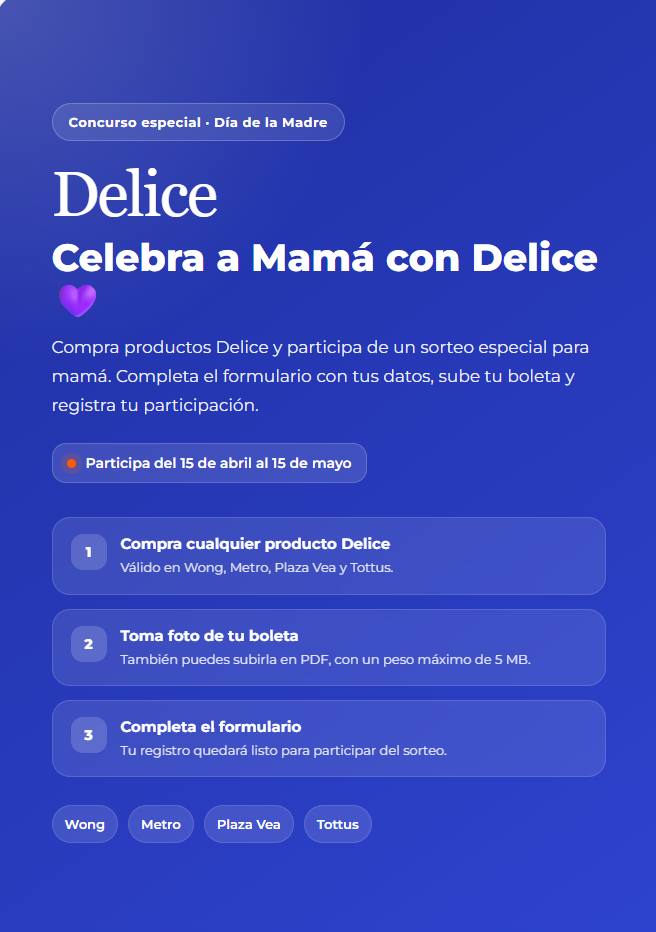 Delice Día de la Madre
